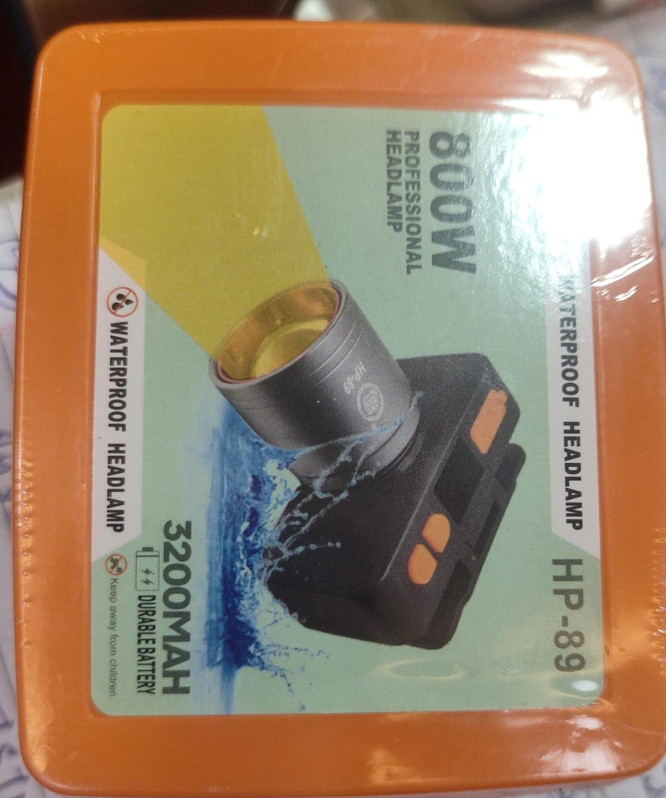 HP-89 WATERPROOF HEADLIGHT - product media