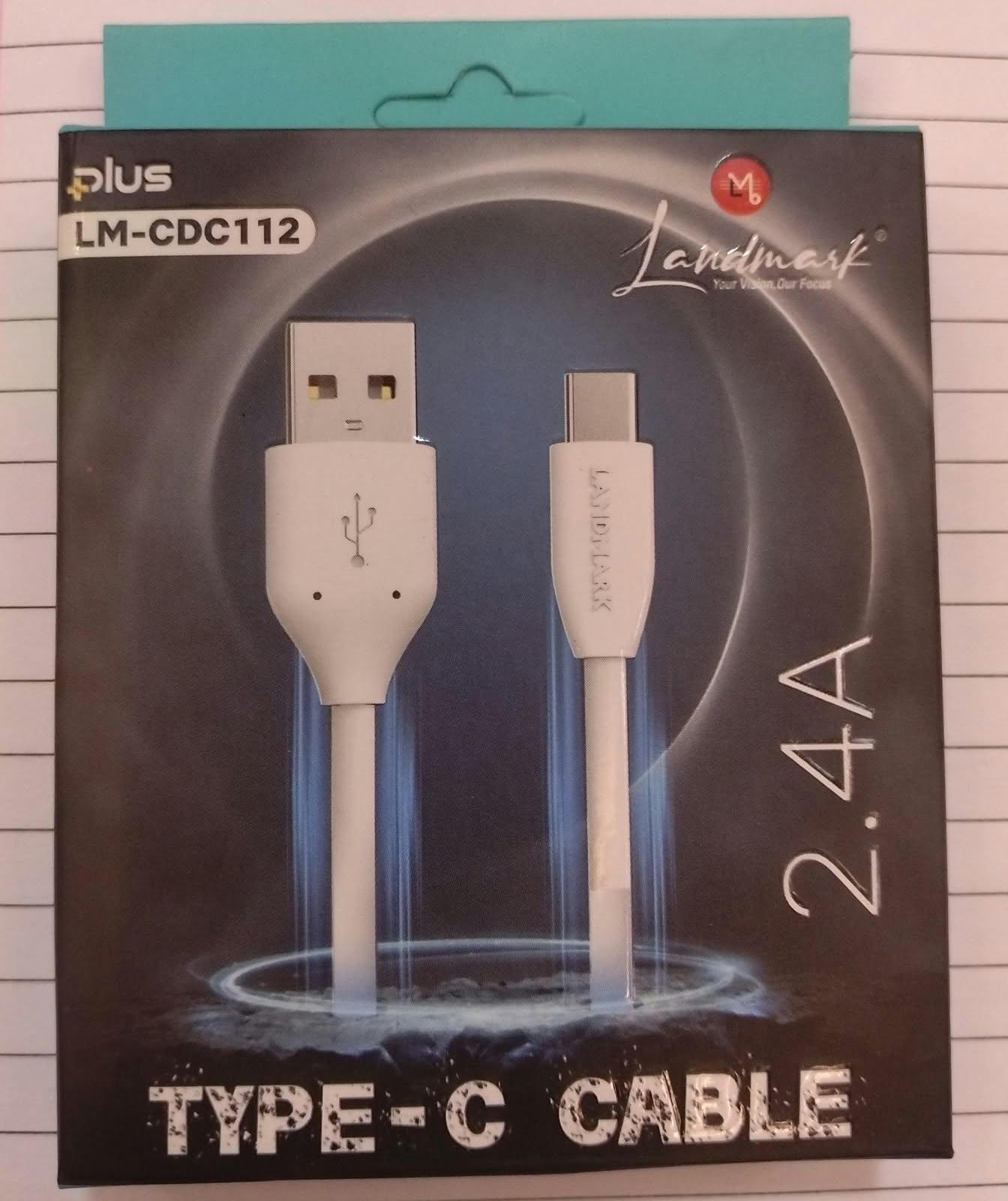 LANDMARK TYPE C 2.4A CABLE - product media