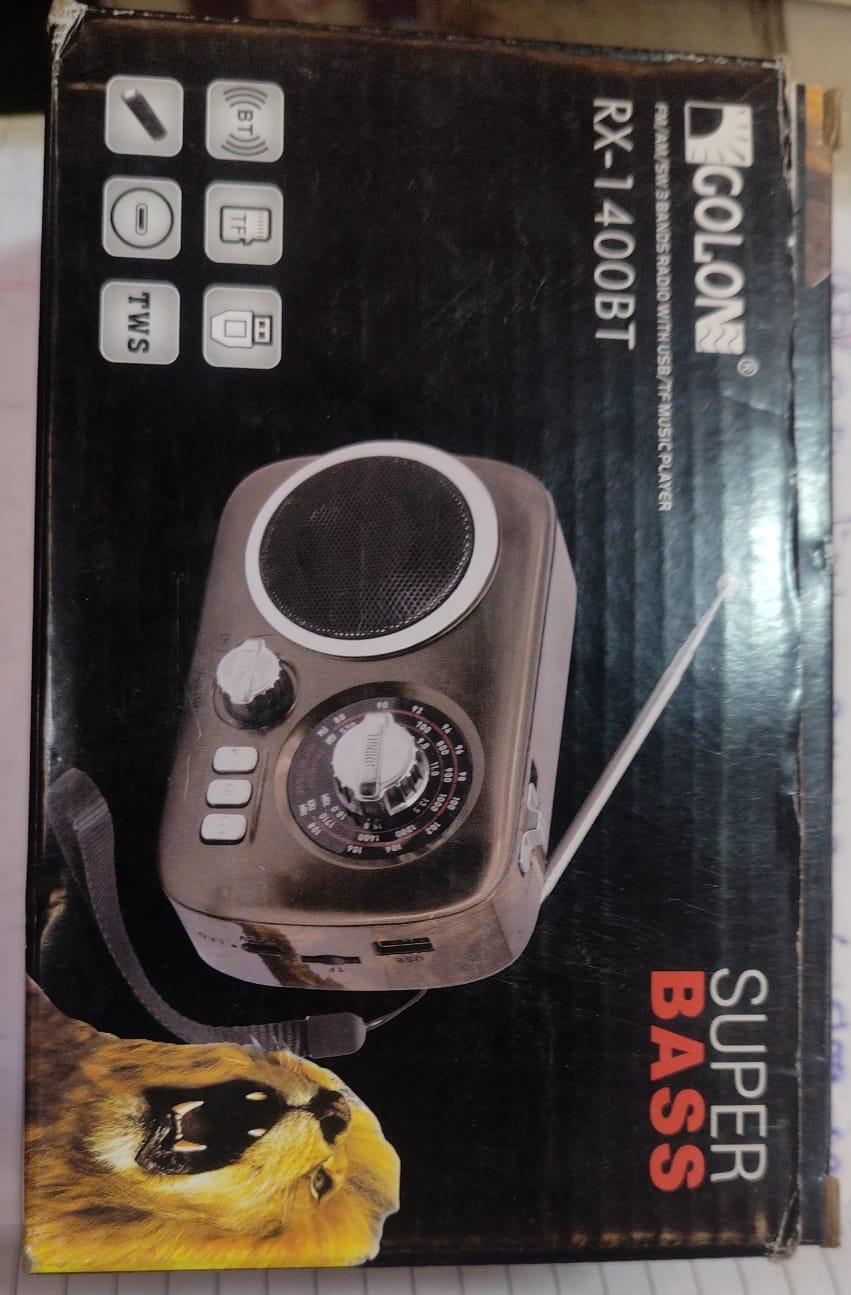 GOLONE RX-1400BT RADIO - product media